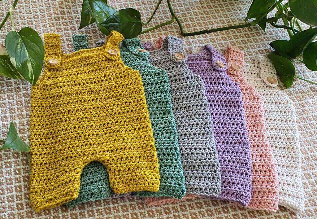 Salopette au crochet