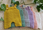 Salopette au crochet