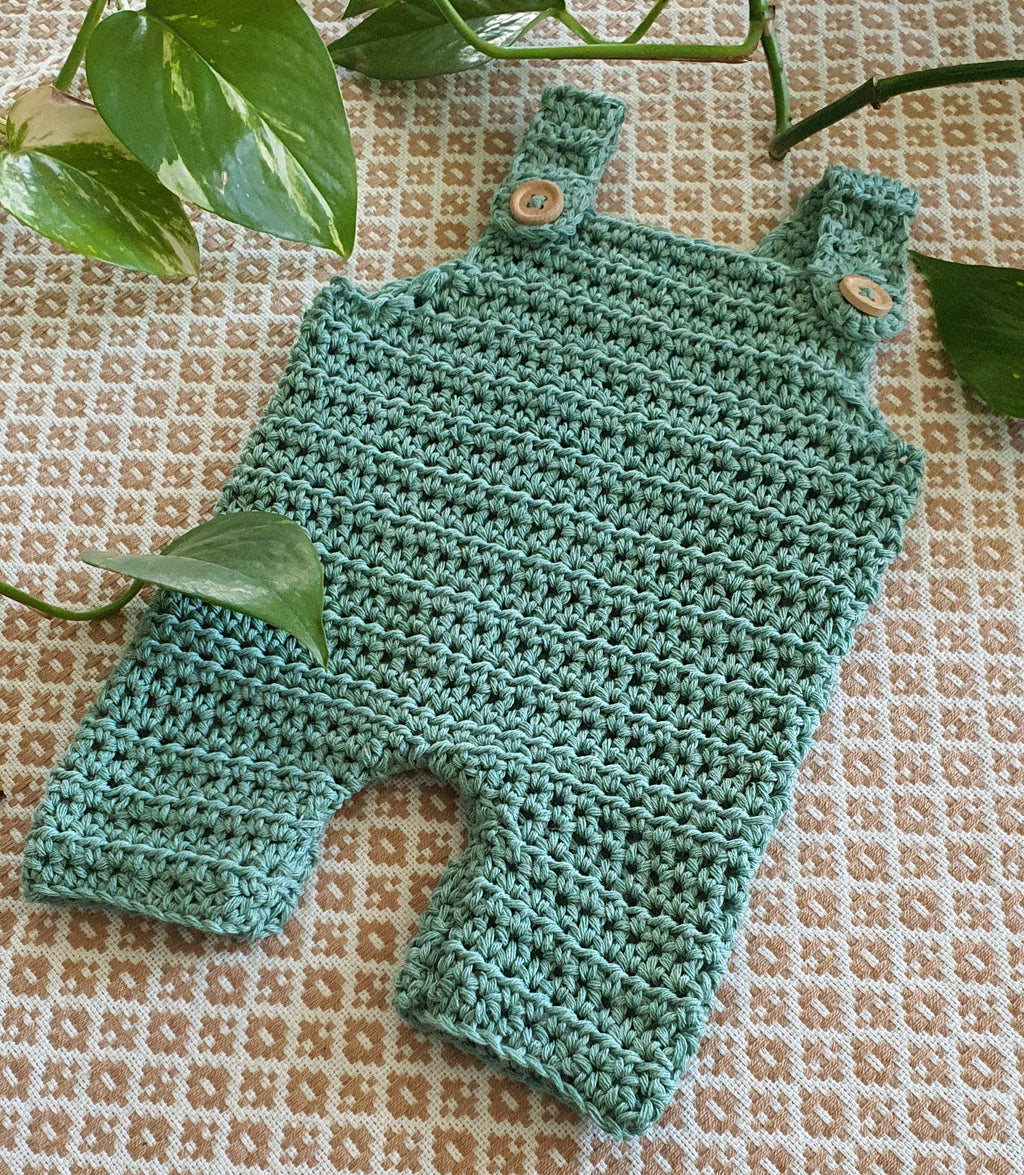 Salopette au crochet