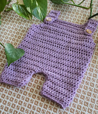 Salopette au crochet