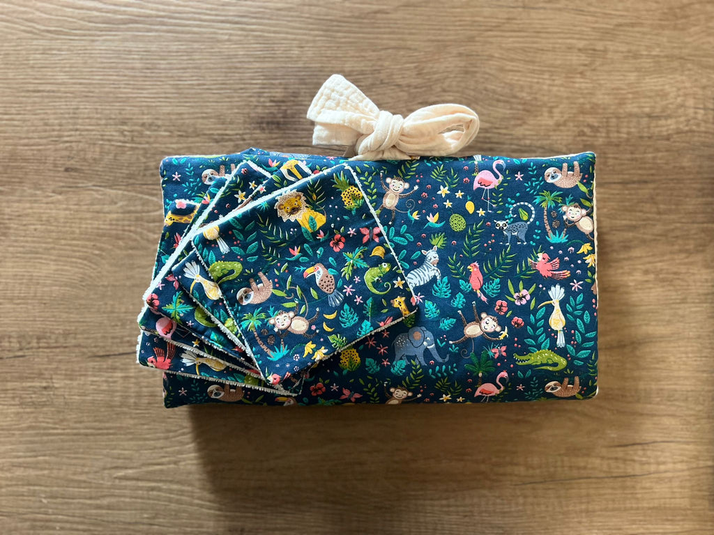 Coffret change nomade – Tapis de lange & lingettes lavables