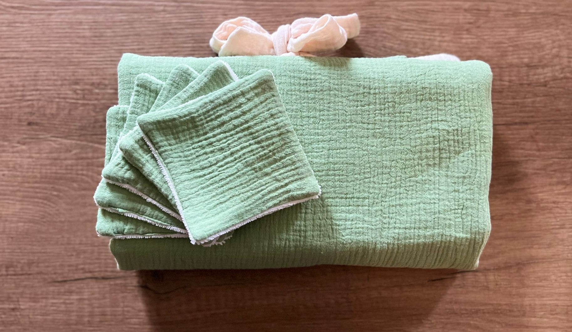 Coffret change nomade – Tapis de lange & lingettes lavables