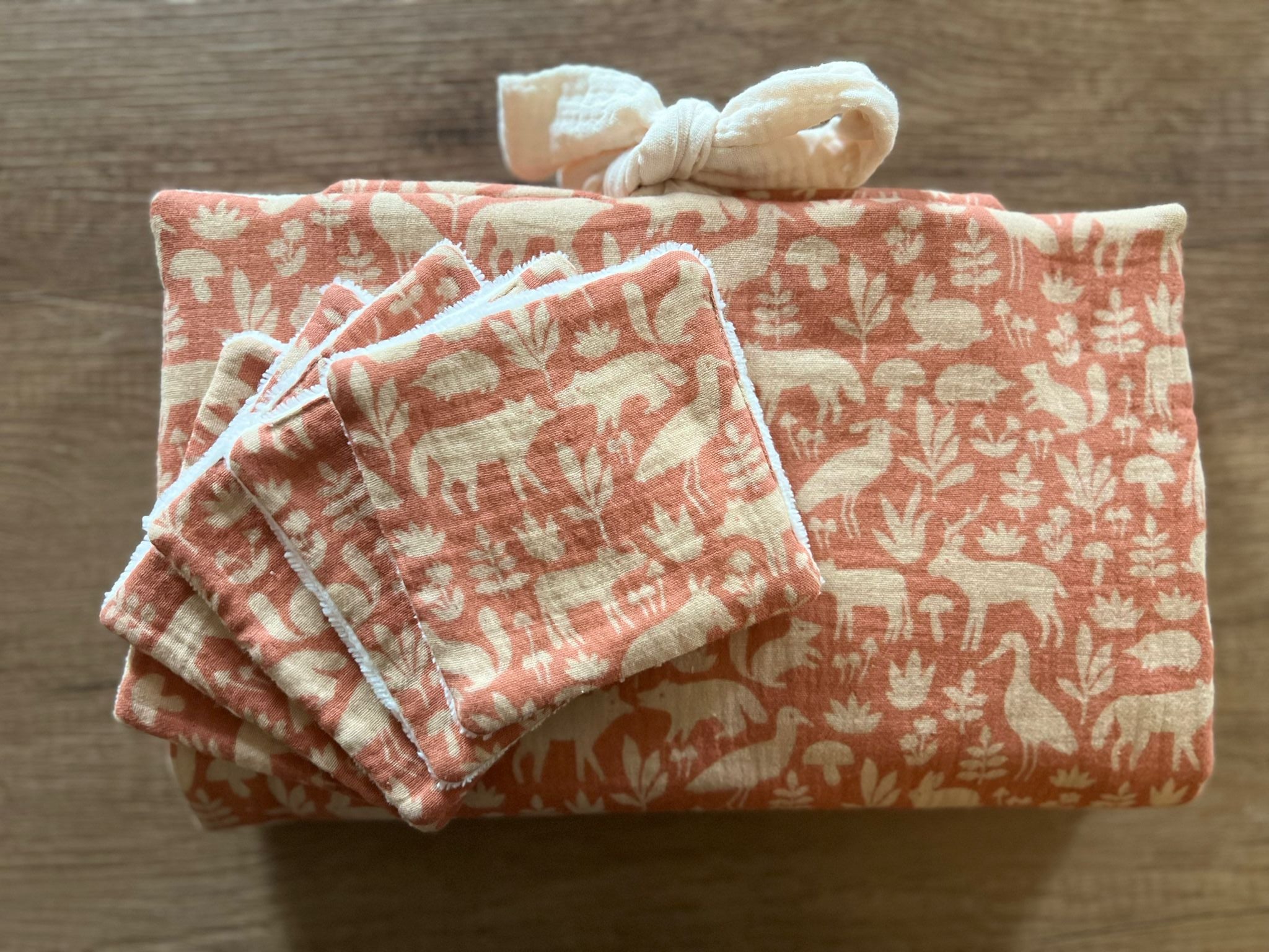 Coffret change nomade – Tapis de lange & lingettes lavables