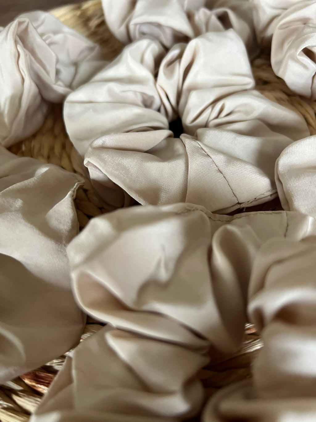 Chouchou en Soie clair