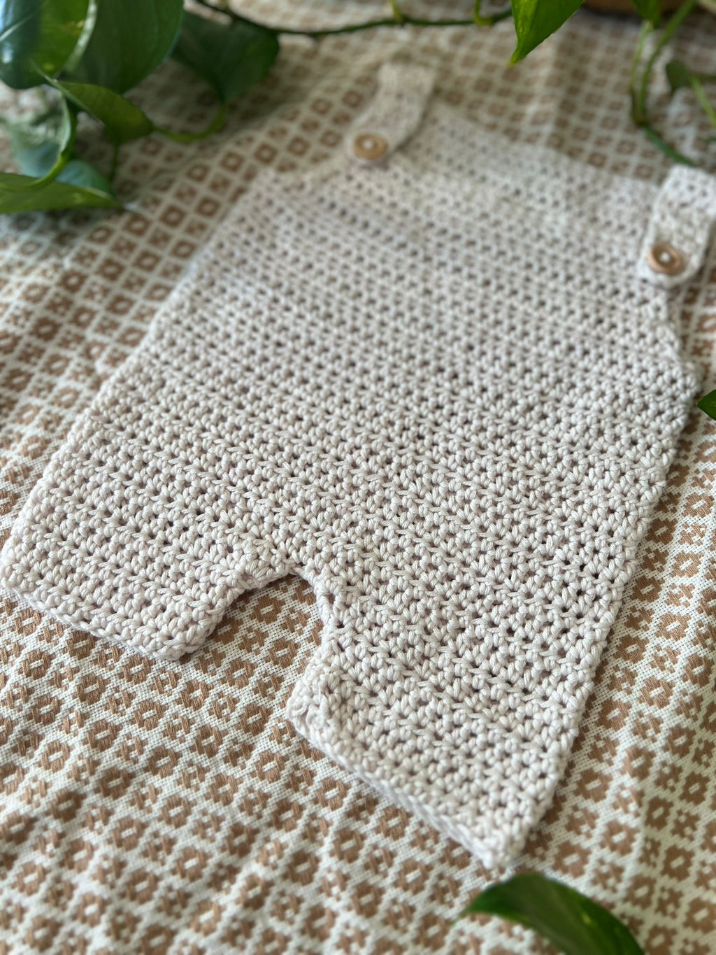 Salopette au crochet