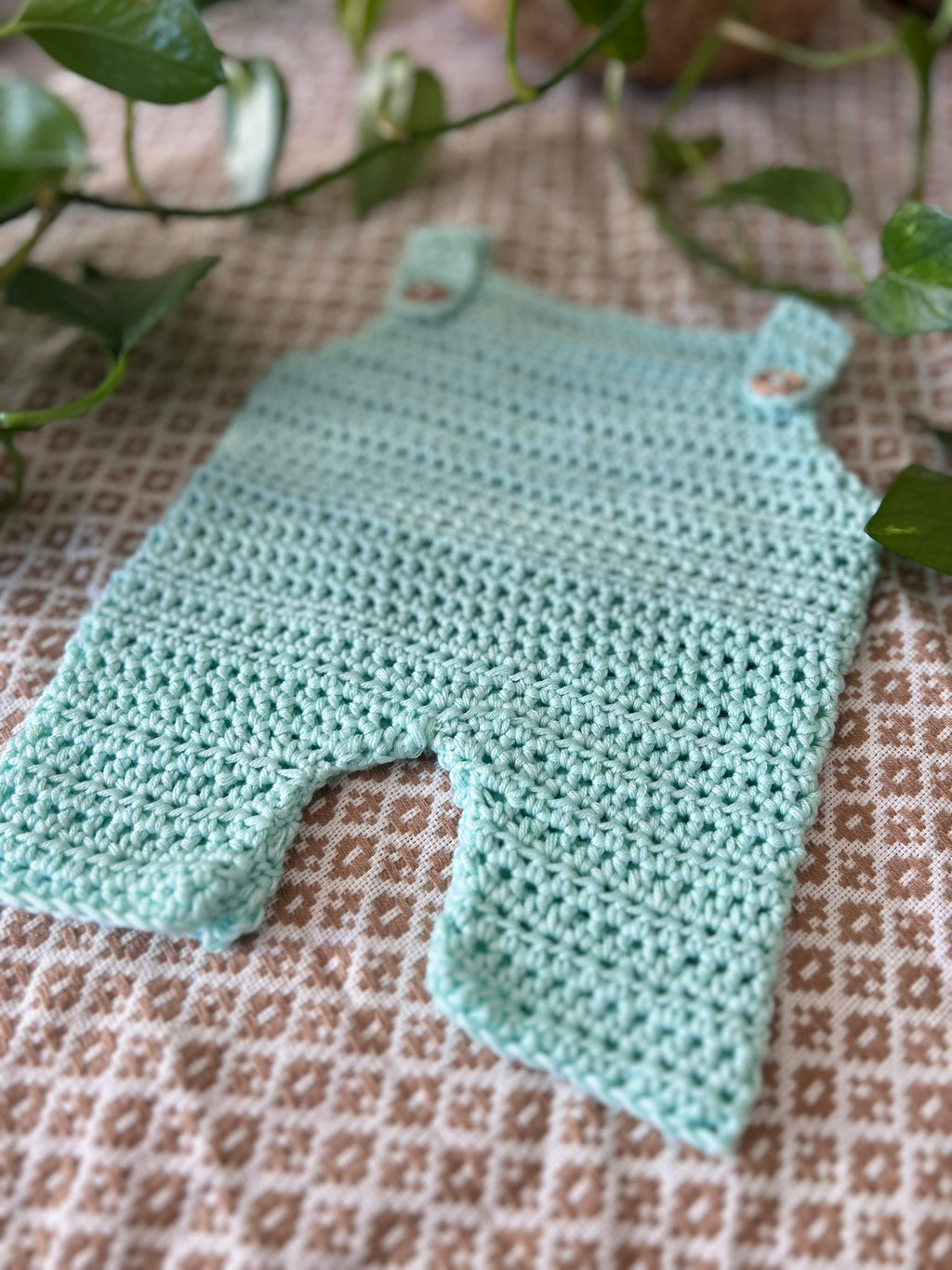 Salopette au crochet