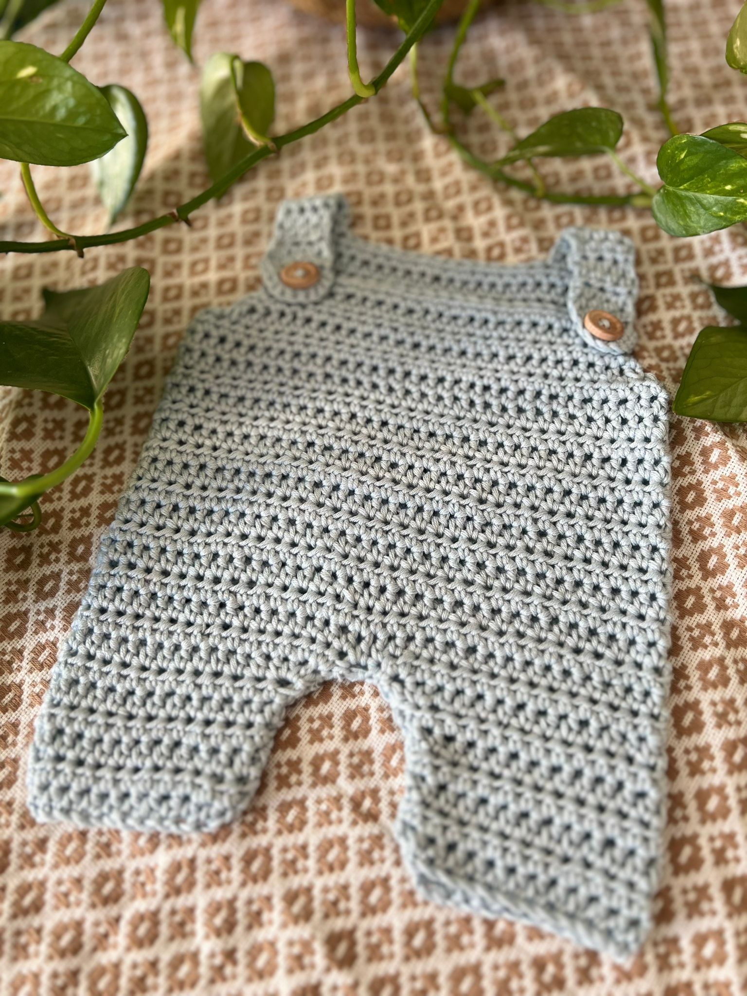 Salopette au crochet